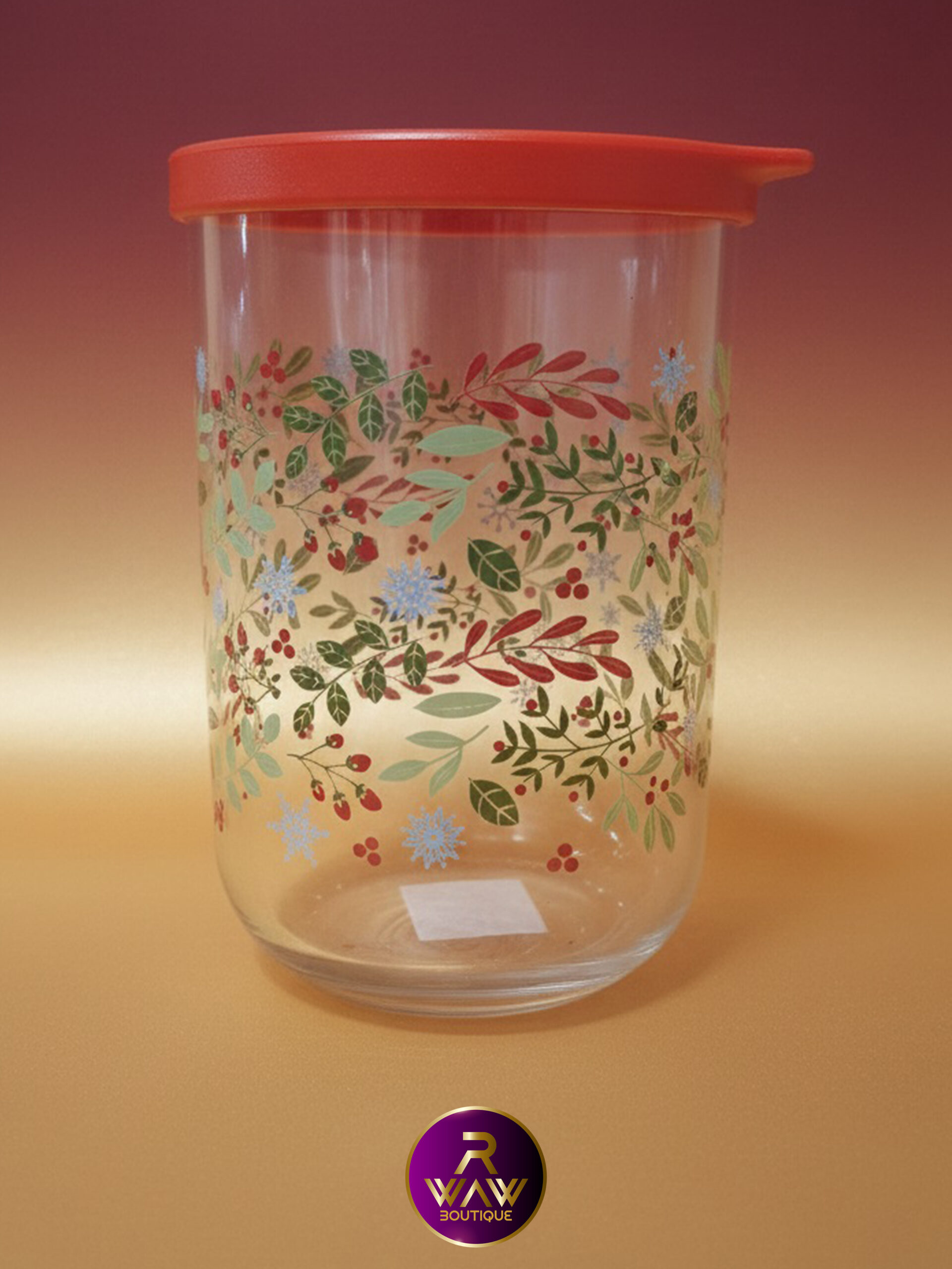 Christmas Decorative Glass Storage Jar - Image 3